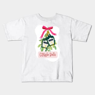 GINgle Bells - GIN-gle Bells Kids T-Shirt